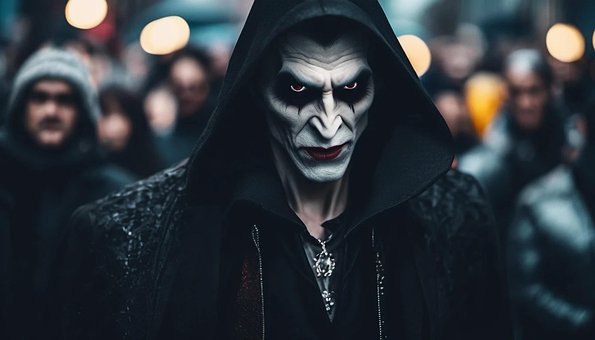 Mand, Vampyr, Halloween, Gotisk, Dracula