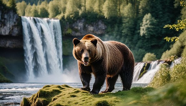 Free Bear Brown Bear illustration and picture