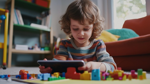 Barn, Tablet, Legetøj, Stue, Kid