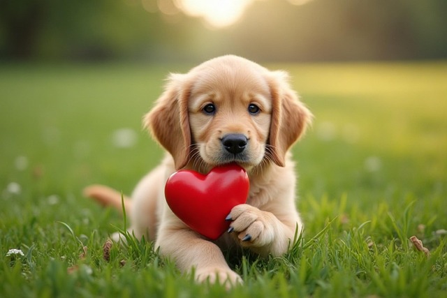 Free ai generated dog golden retriever illustration