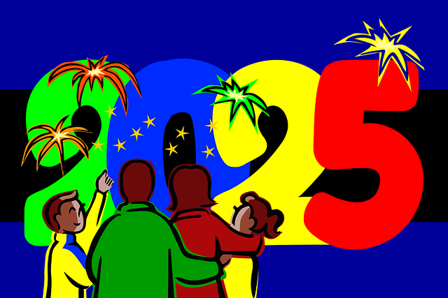 Free New Year 2025 illustration and picture
