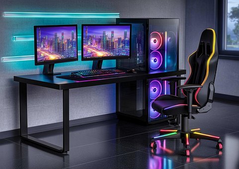 Free Computer Gaming illustration and picture