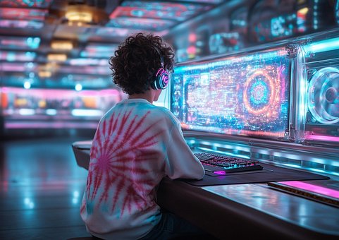 Free Computer Gaming illustration and picture