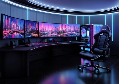 Free Computer Gaming illustration and picture