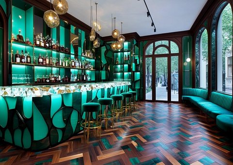 Free Elegant Bar Cocktails illustration and picture