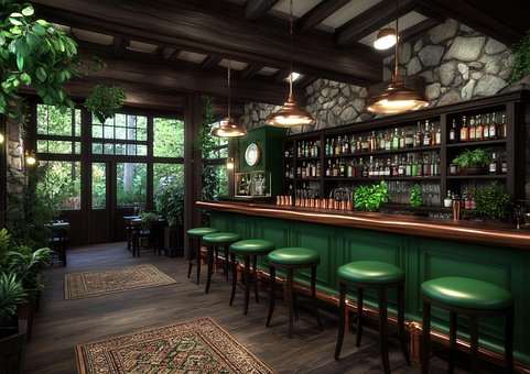 Free Elegant Bar Cocktails illustration and picture