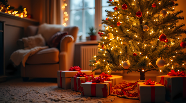 Ai Genereret, Nye År, Jul, Hjem, Hygge