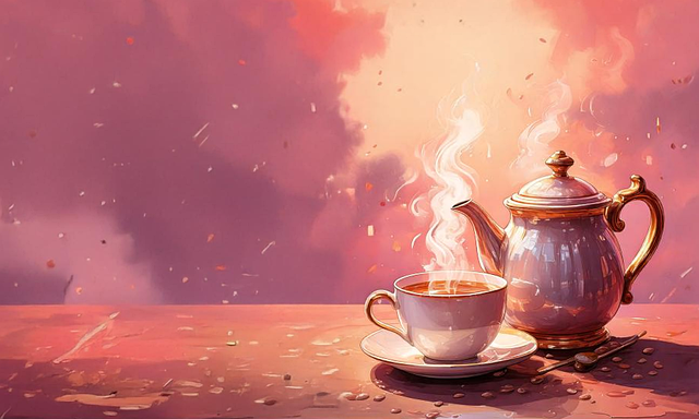 Free tea cup pot illustration