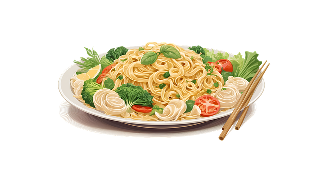 Free Noodle Vegetable illustration and picture