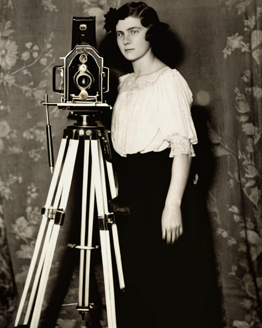 Free Woman Camera illustration and picture