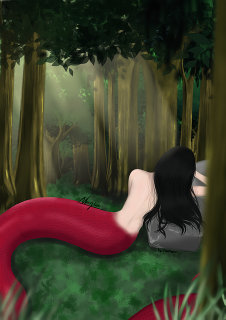 Free Painting Girl illustration and picture