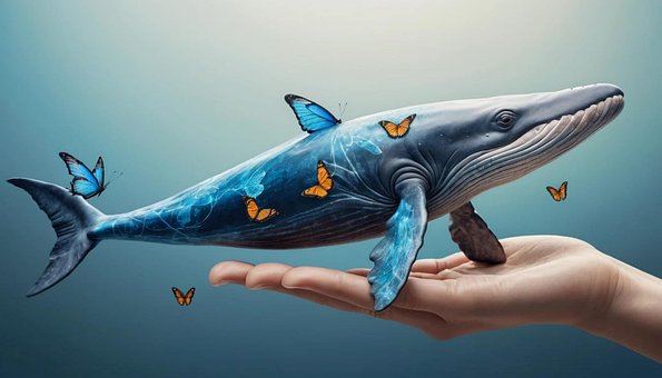 Baleia, Mar, Oceano, Animal