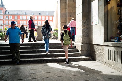 Stadt, Menschen, Straße, Leben, Freizeit