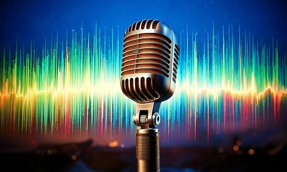 Free Microphone Podcast illustration and picture