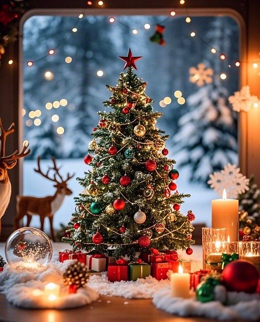 Natal, Feriado, Decoração, Papai Noel