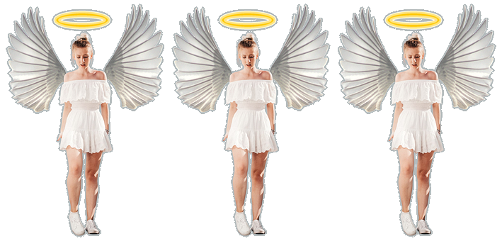Engel, Flügel, Heiligenschein, Güte