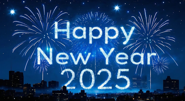 Free Ai Generated Happy New Year illustration and picture