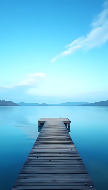Still, Seebrücke, See, Stille Wasser