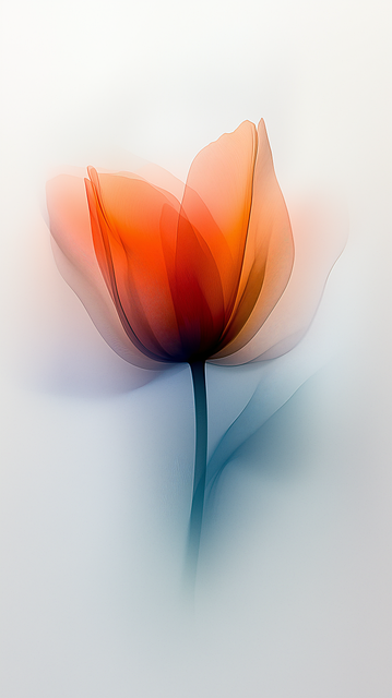 Orange Tulipan