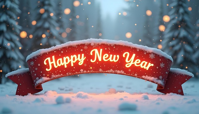 Free happy new year new year's eve celebration illustration