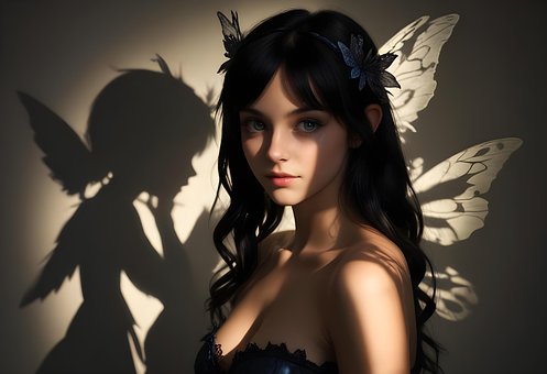 Fantasy, Fee, Schattenspiele, Schön