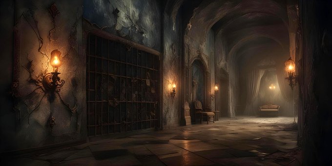 Fantasy, Vergangenheit, Hotel, Alt