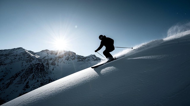 Download free HD stock image of Ai Generated Winter Free ai generated winter ski illustration