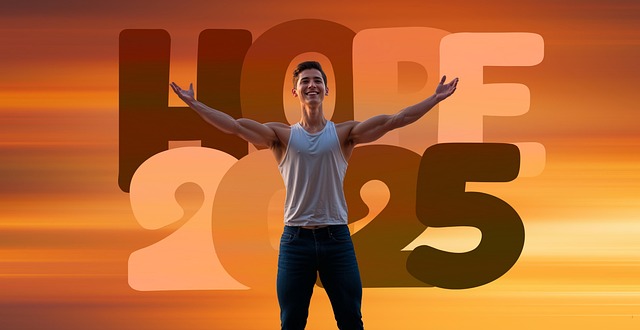 Free new year 2025 greeting illustration