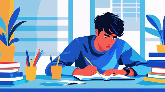 Free ai generated student scholar illustration