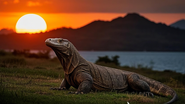 Free Komodo Reptile illustration and picture