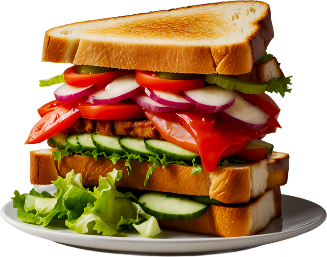 Free sandwich food lunch illustration