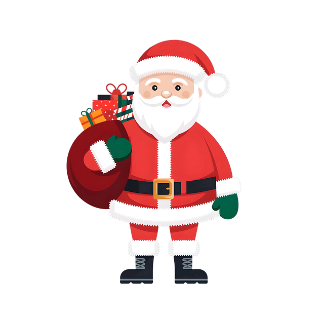Free ai generated santa claus christmas illustration