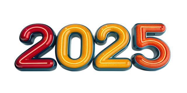 Free ai generated new year 2025 illustration