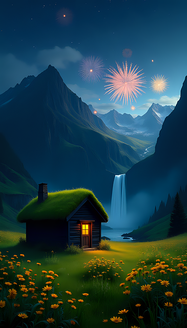 Free Fireworks New Year'S Eve illustration and picture
