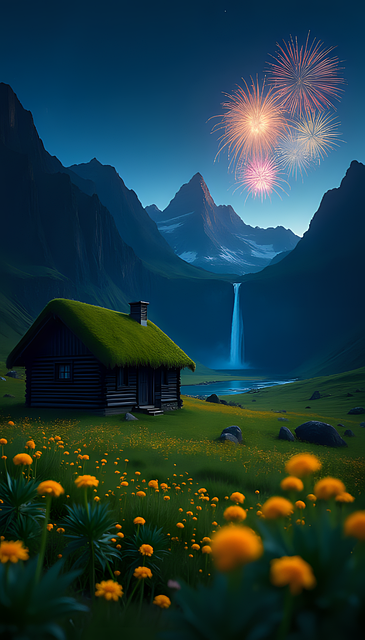 Free Fireworks New Year'S Eve illustration and picture