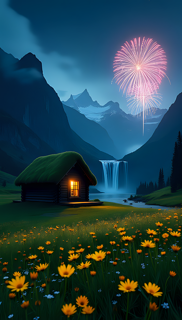 Free Fireworks New Year'S Eve illustration and picture