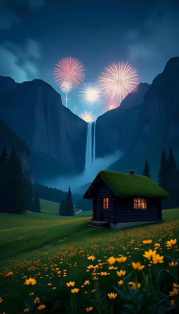 Free Fireworks New Year'S Eve illustration and picture