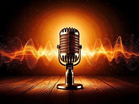 Free Ai Generated Podcast illustration and picture