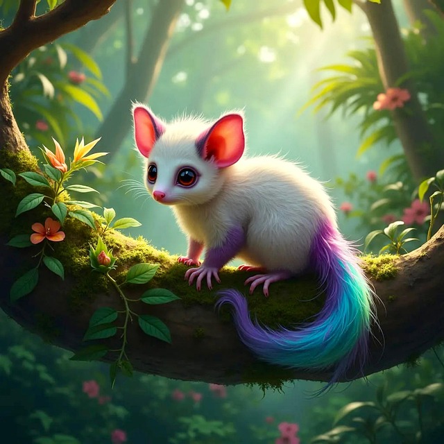 Free ai generated nature weasel illustration