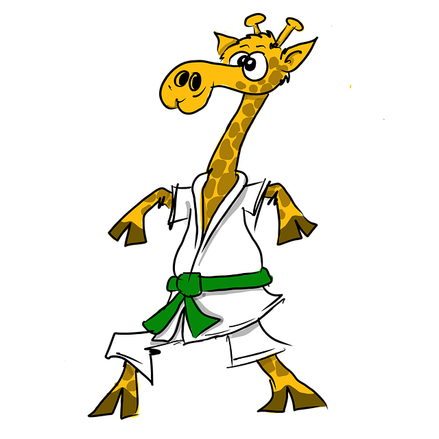 Giraffe, Karate, Kimono