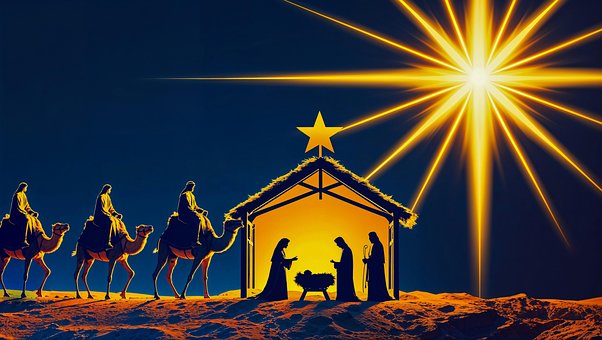 Free Bethlehem Nativity illustration and picture