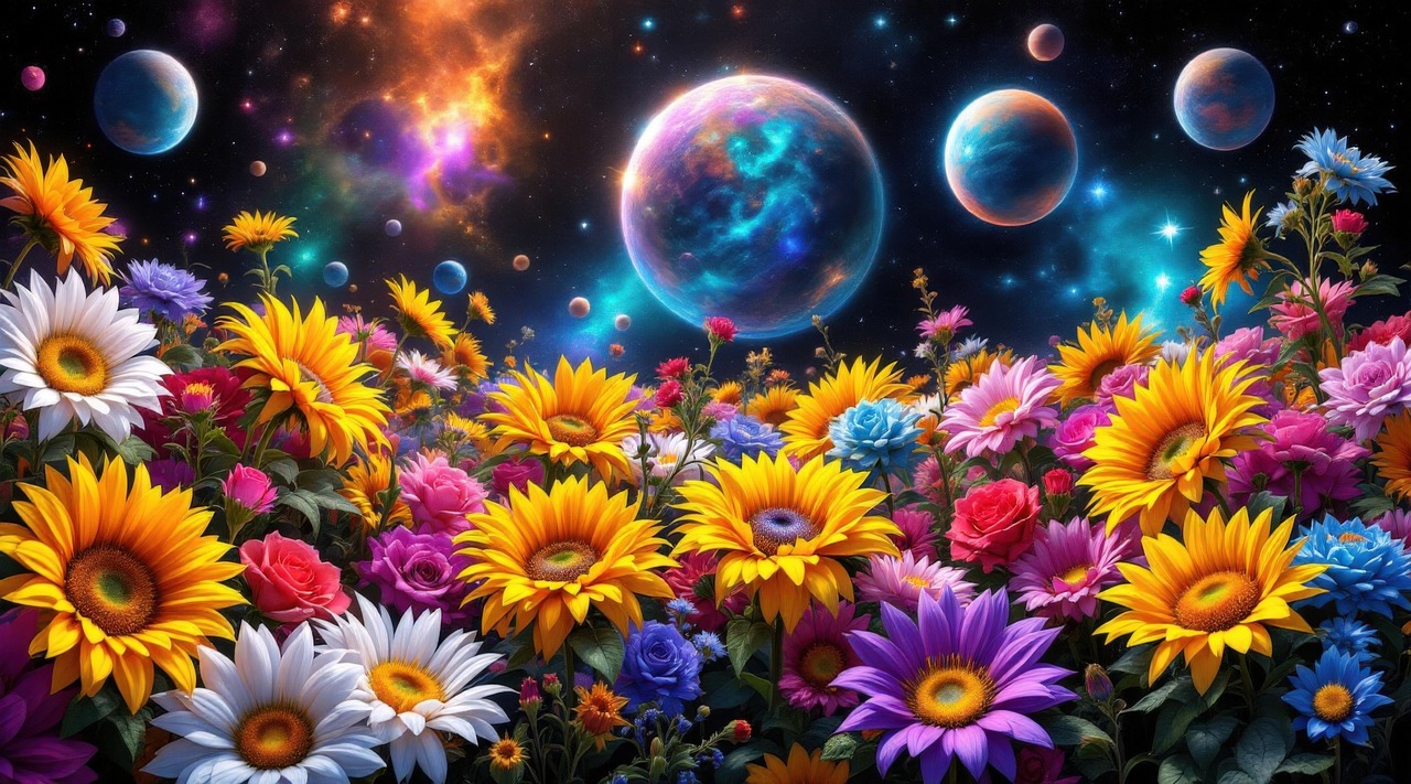 Download Garden Cosmic Space Royalty Free Stock Illustration Image 