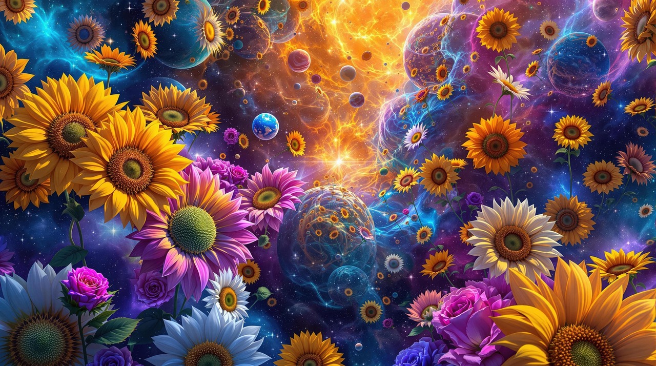 Download Garden Cosmic Space Royalty Free Stock Illustration Image 