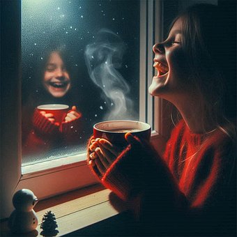 Free Hot Chocolate Red Mug illustration and picture