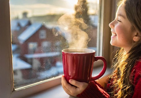 Free Hot Chocolate Red Mug illustration and picture