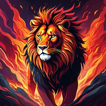 Free Lion Nature illustration and picture