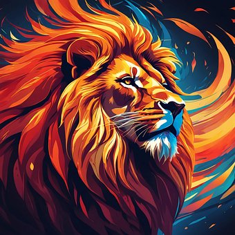 Free Lion Mane illustration and picture