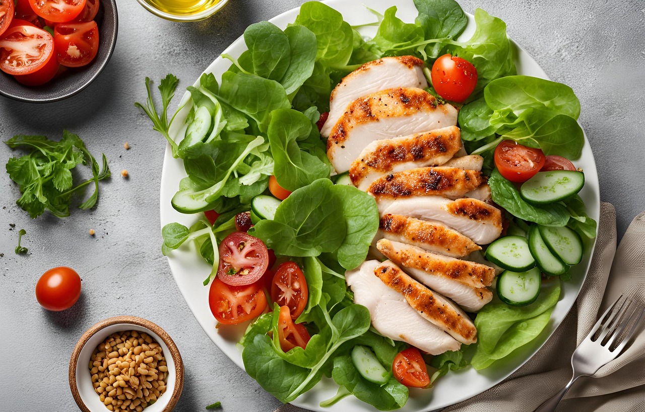Comida Sana Pollo A La Parrilla - Imagen gratis en Pixabay