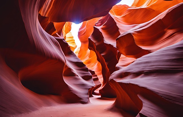 Free ai generated antelope canyon arizona illustration