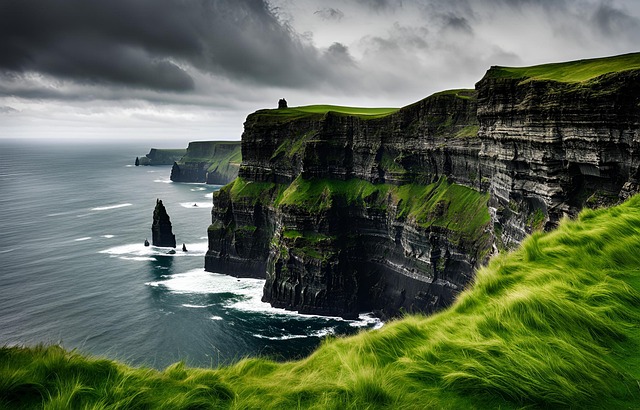 Free ai generated cliffs cliff of moher illustration